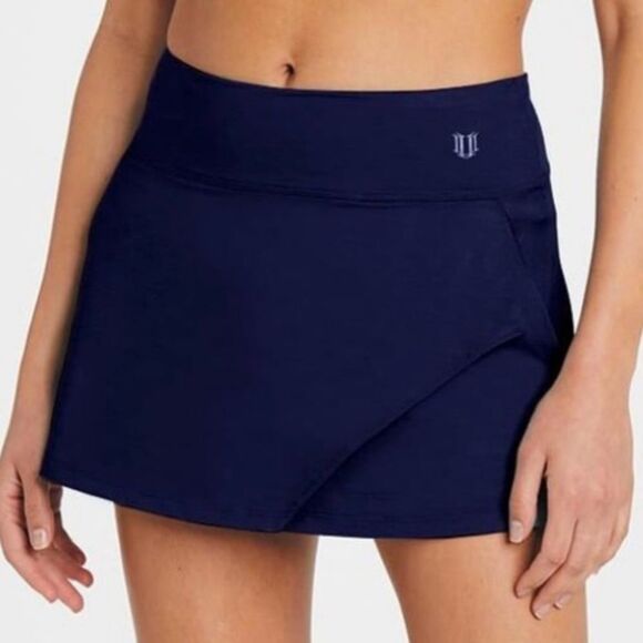 NWT New ELEVEN Venus Williams Tennis/Pickleball Fly Skirt/Skort Navy Blue M - Picture 1 of 12